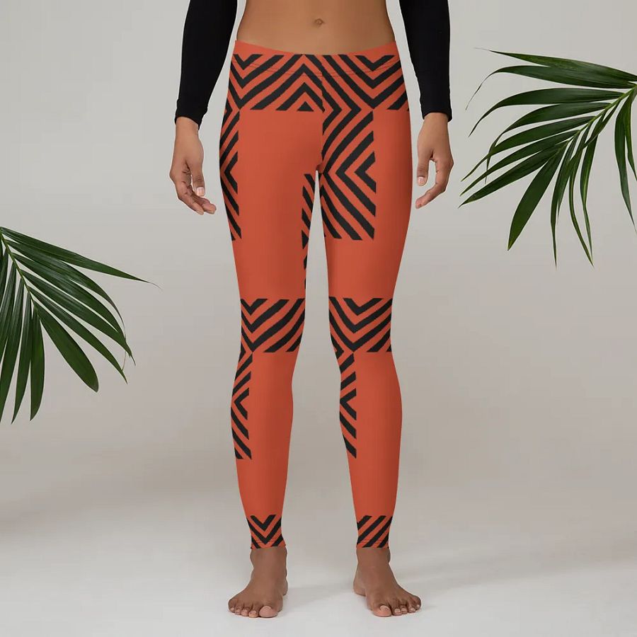 Chevron Chic All-Over Print Leggings product image (3)