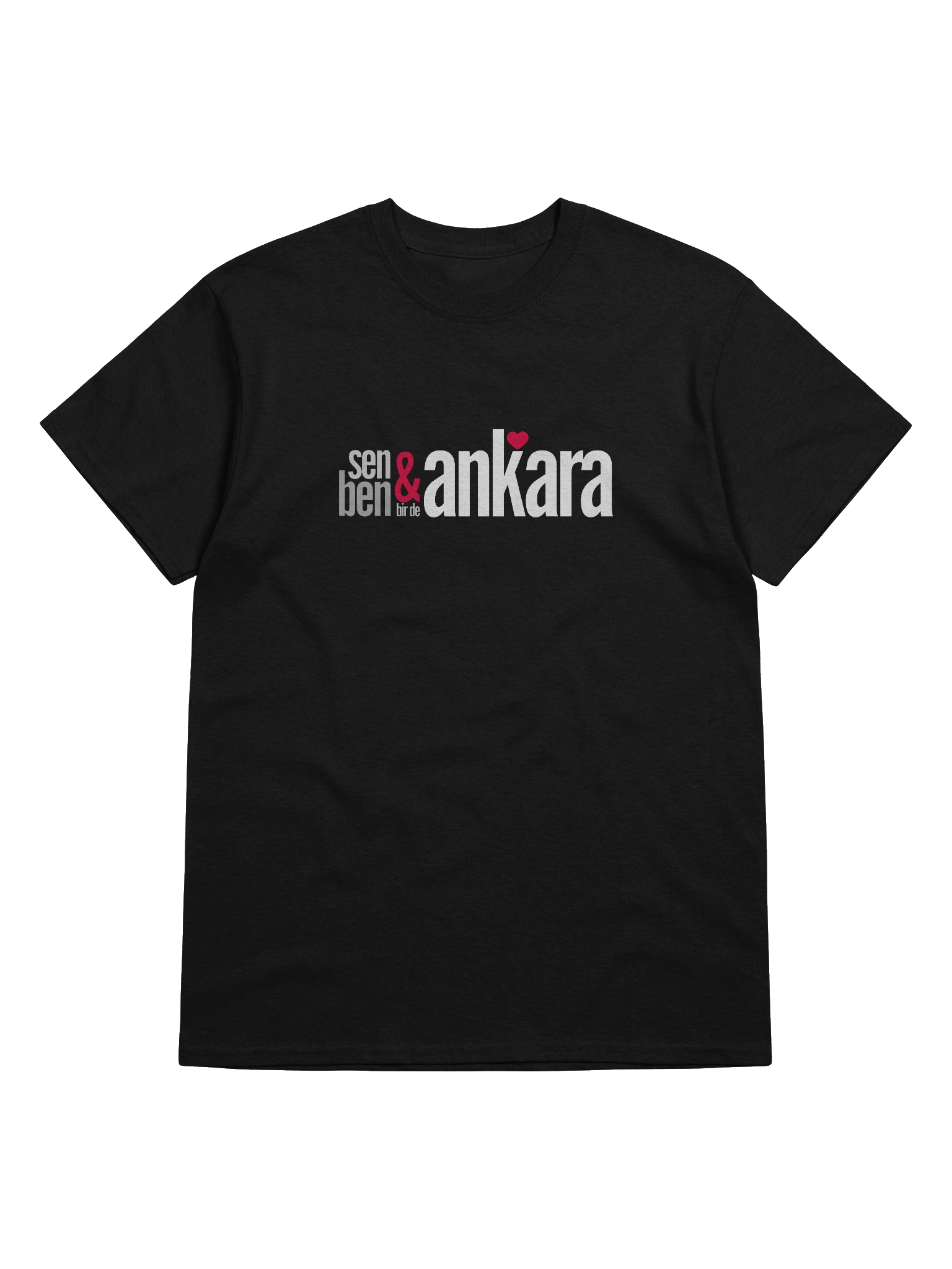Tek Gerçek Üçlü: "Sen, Ben Bir de Ankara" Anısı | % 100 Pamuk Gildan Heavyweight Kadın Tişörtü product image (5)