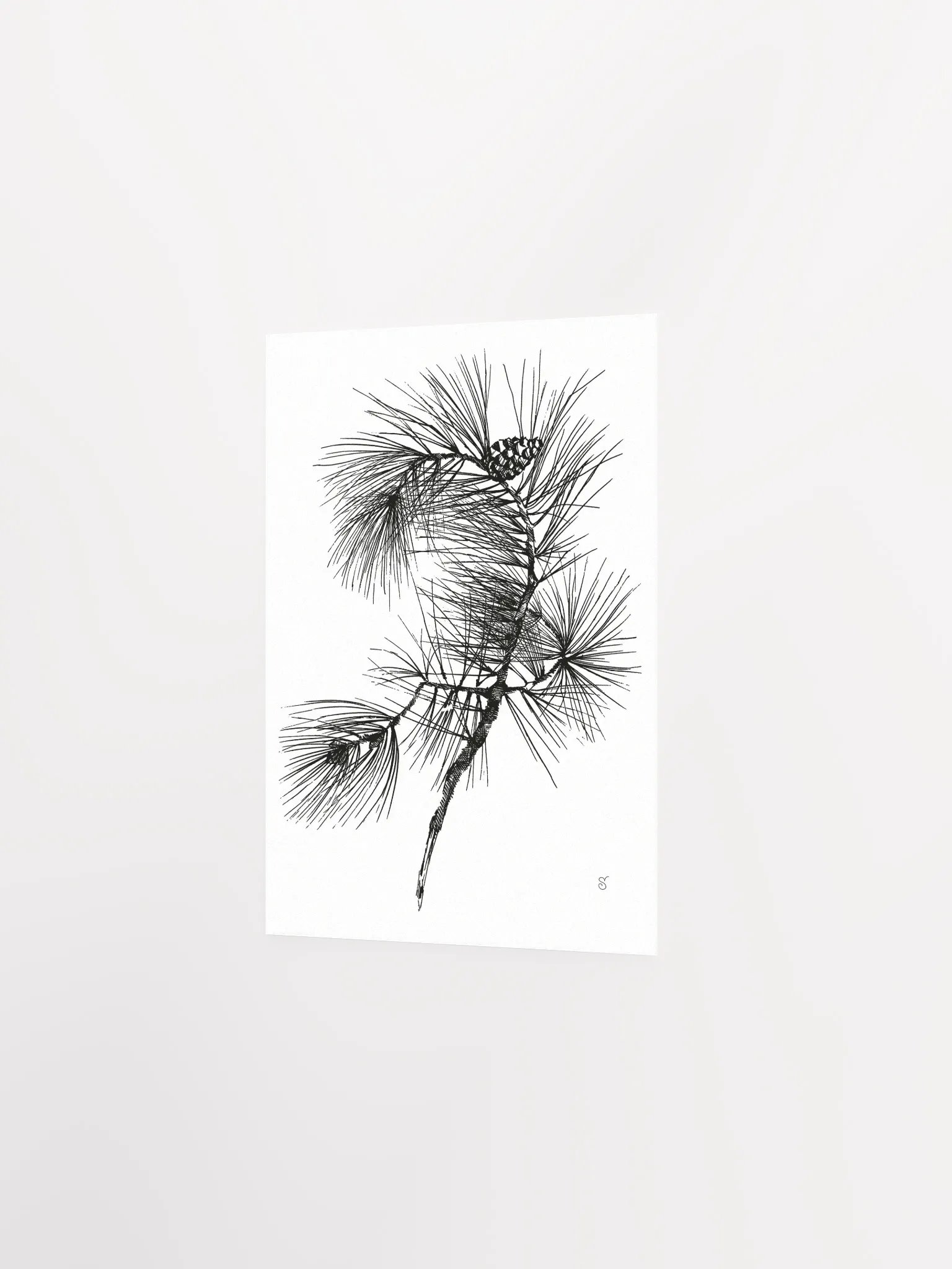 Whimsical Pine Branch Poster - Pine Branch product image (2)