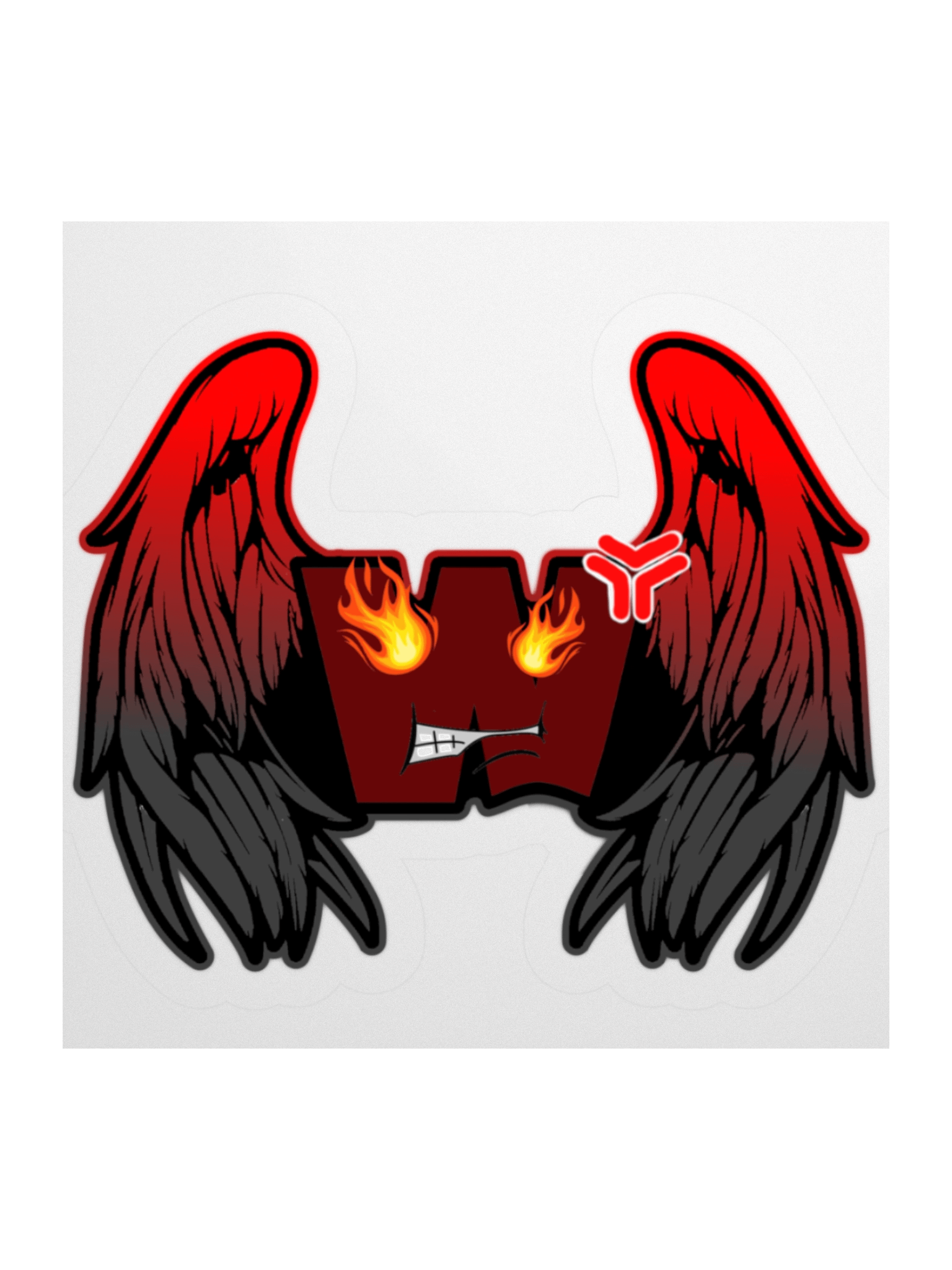 Fiery Wings Kiss Cut Stickers product image (1)
