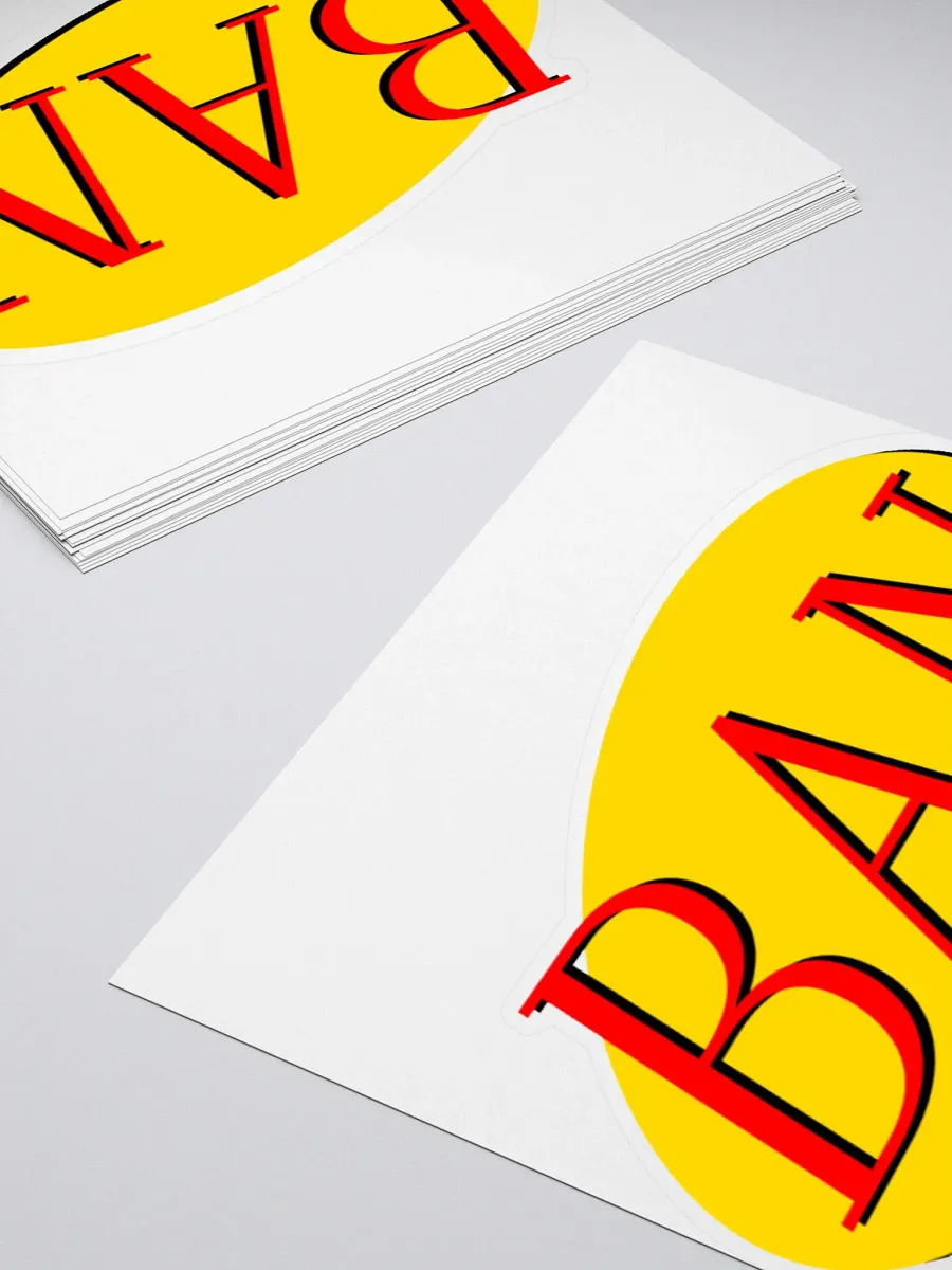 BAN Logo Sticker product image (4)