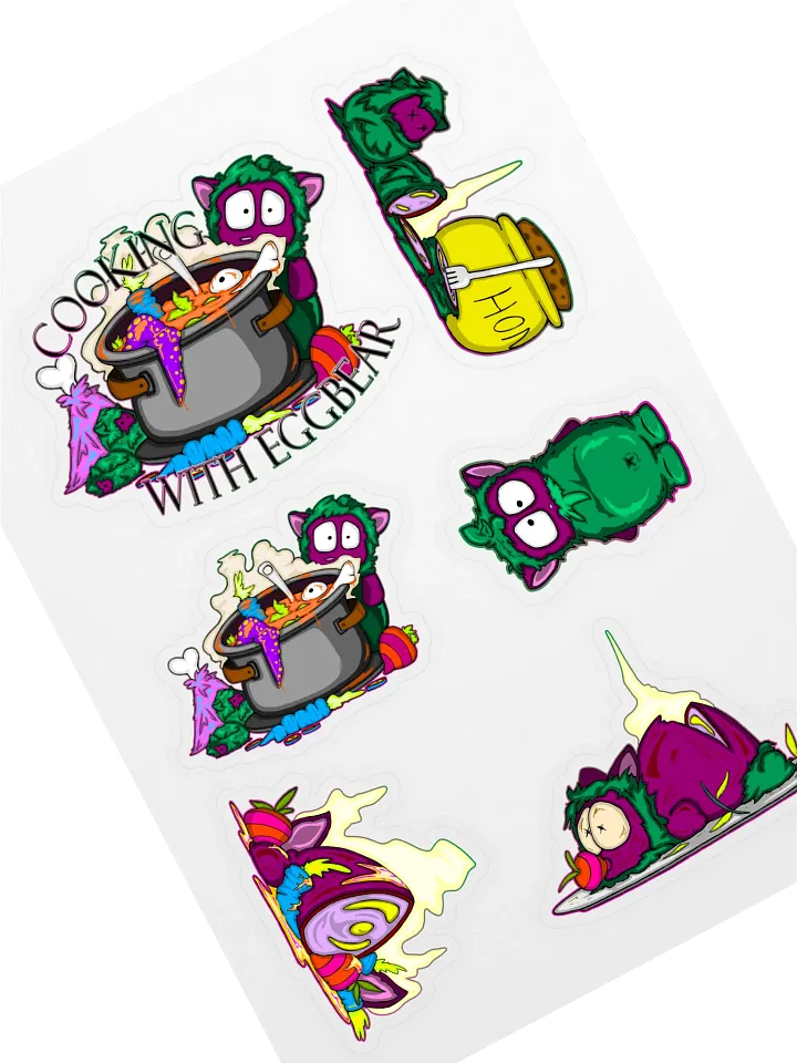 Cooking With Eggbear Stickers product image (1)