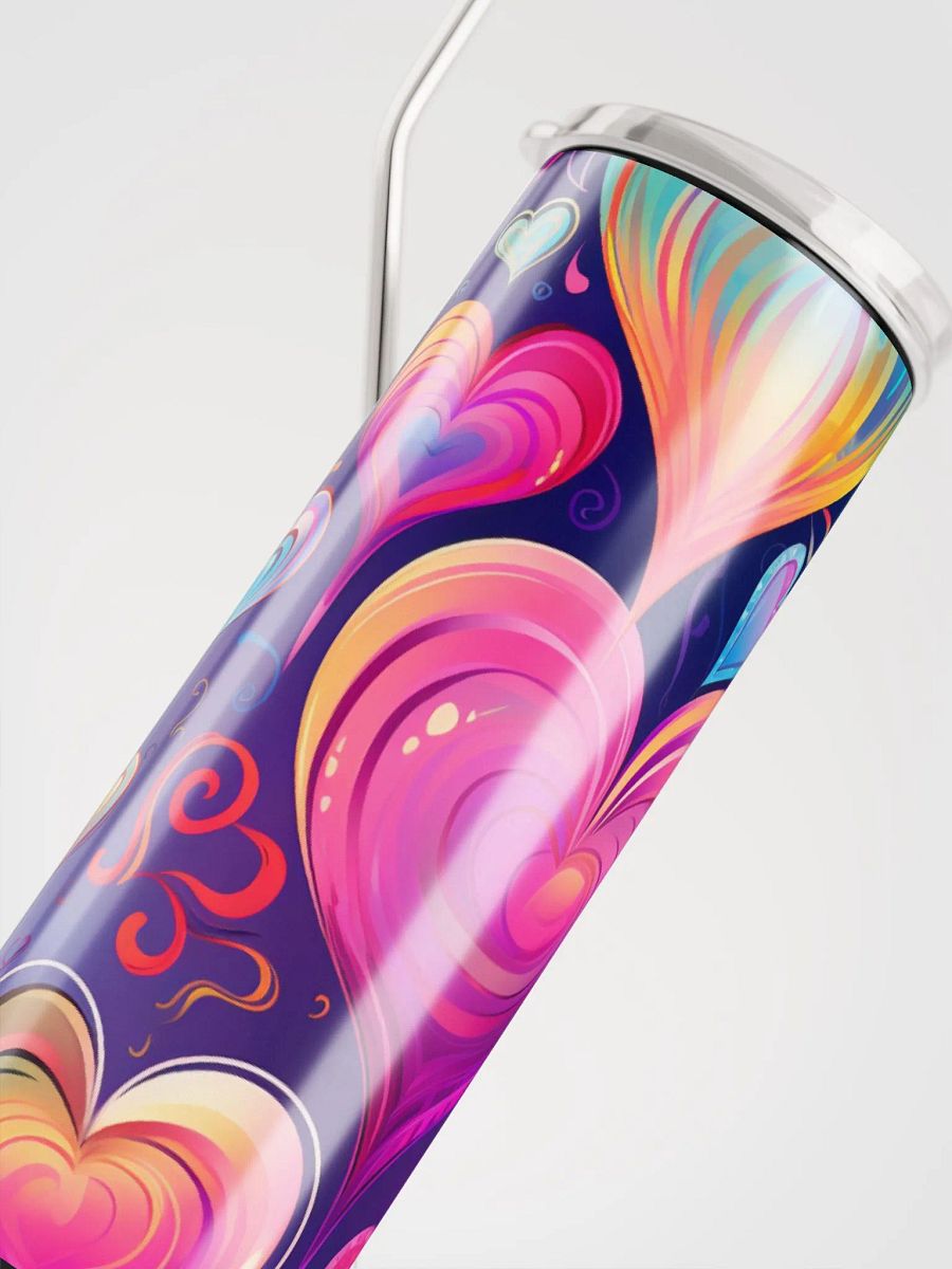 Boho Hearts Stainless Steel Tumbler: Embrace Love in Style product image (5)