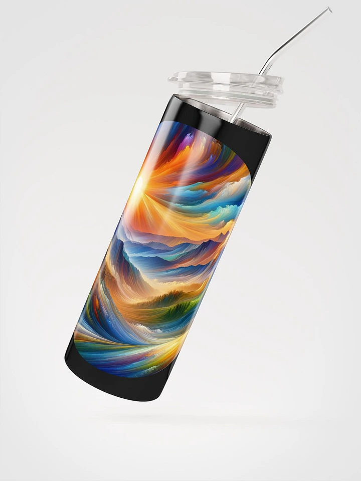 Abstract Sunrise - Stainless Steel Tumbler product image (2)