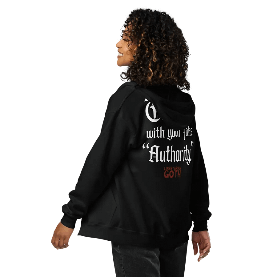 Fake Authority Raven Zip Hoodie product image (10)