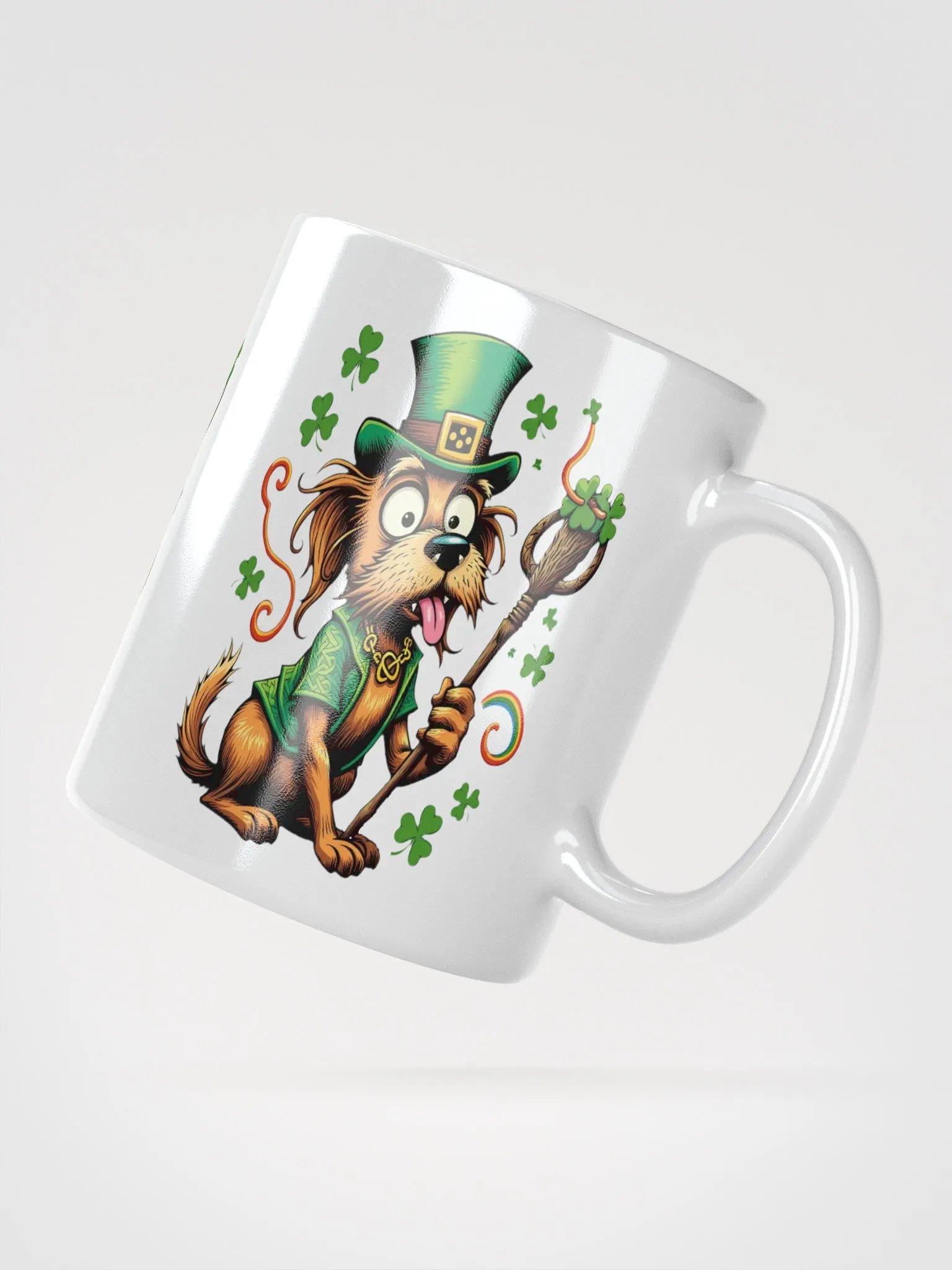 Lucky and Lit Shamrock Mug product image (5)