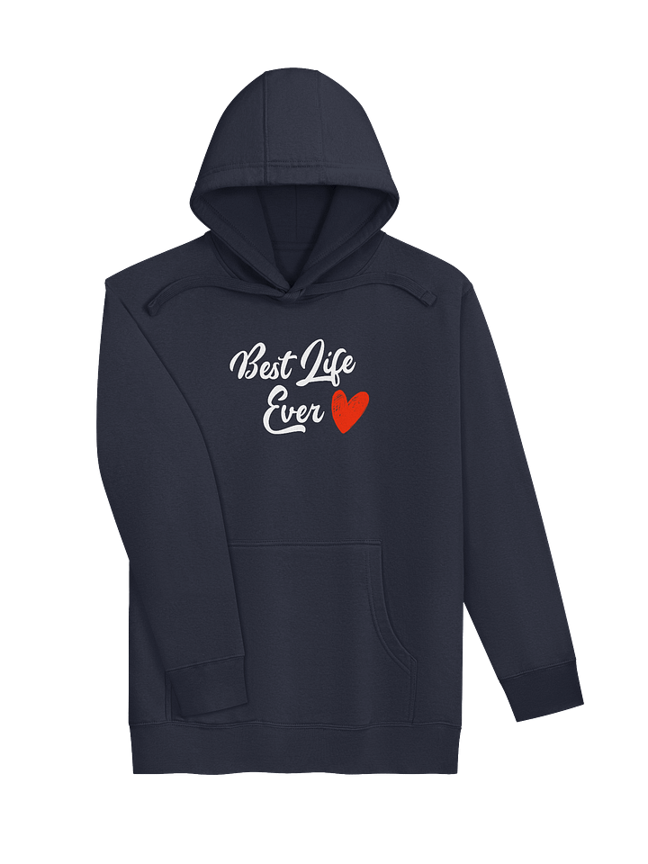 Best Life Ever Red Heart Unisex Hoodie product image (6)