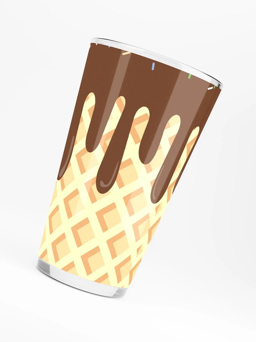 Chocolate Drip Waffle Shaker Pint Glass product image (6)