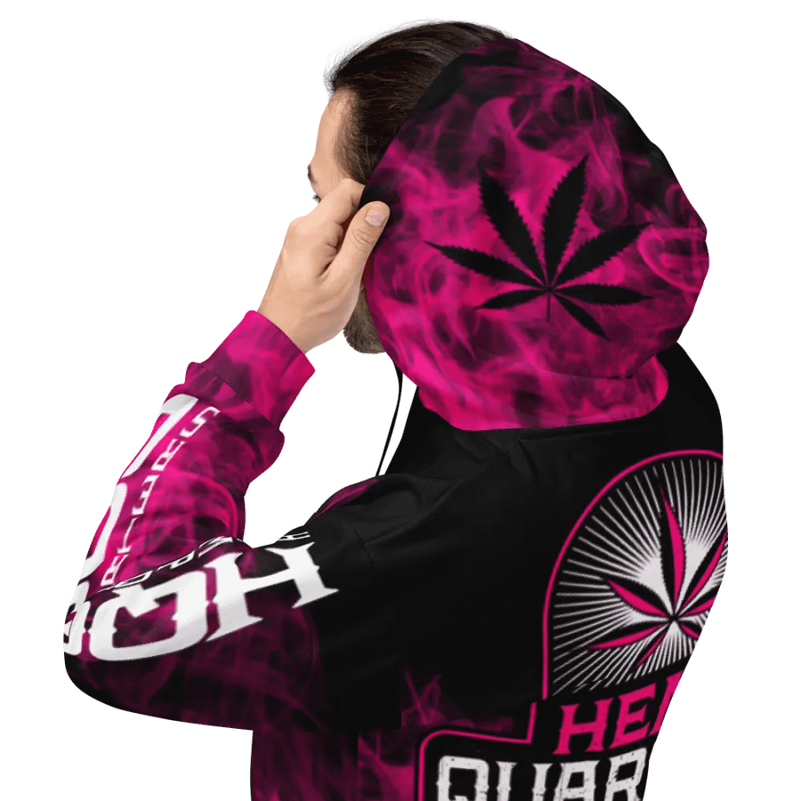 HempQuarters Pink Smoke Hoodie product image (6)