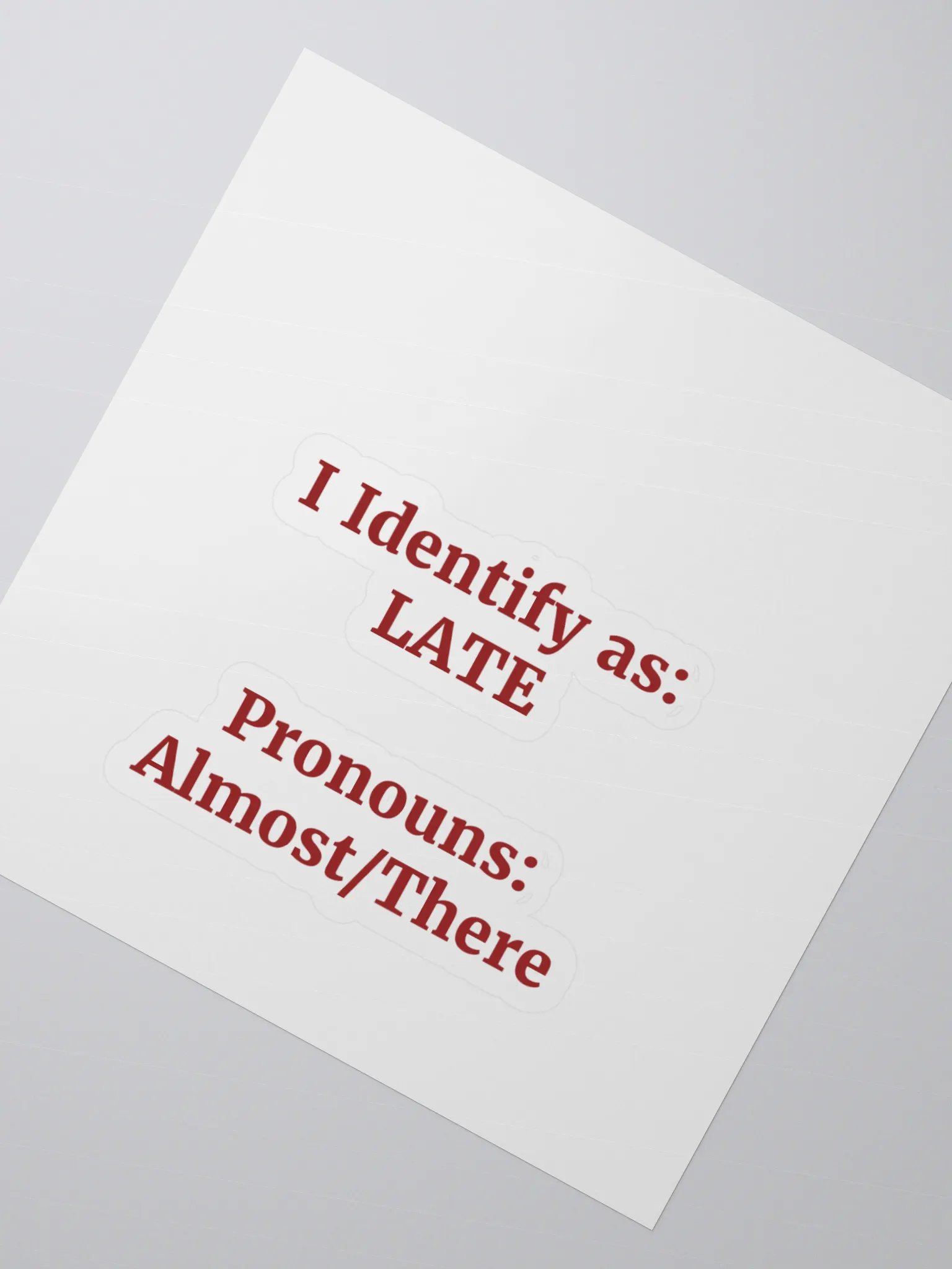 Fashionably Late Sticker Set product image (2)