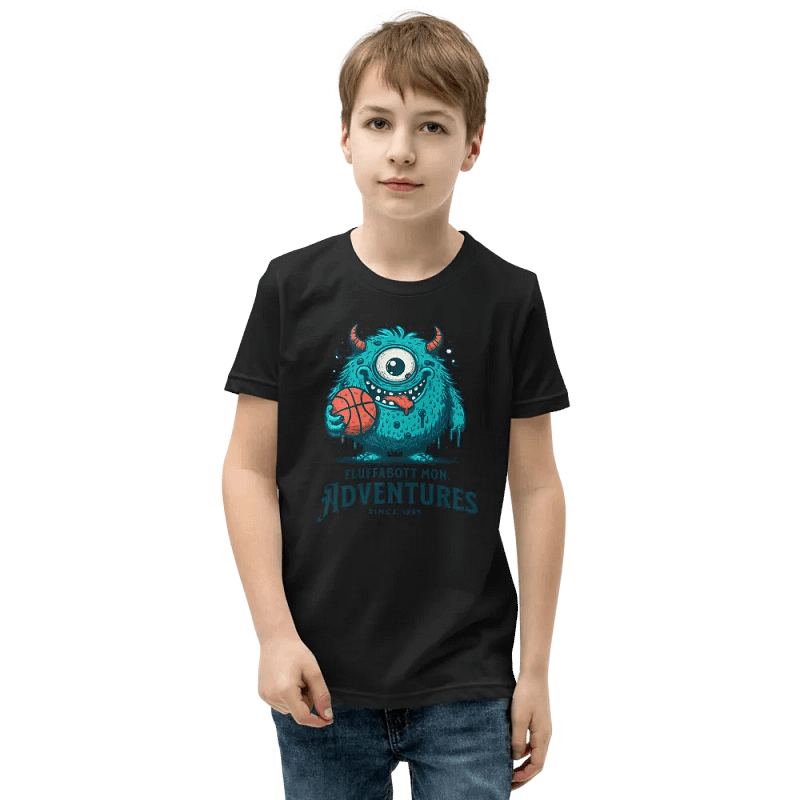 Monstrous Hoops Youth T-Shirt
