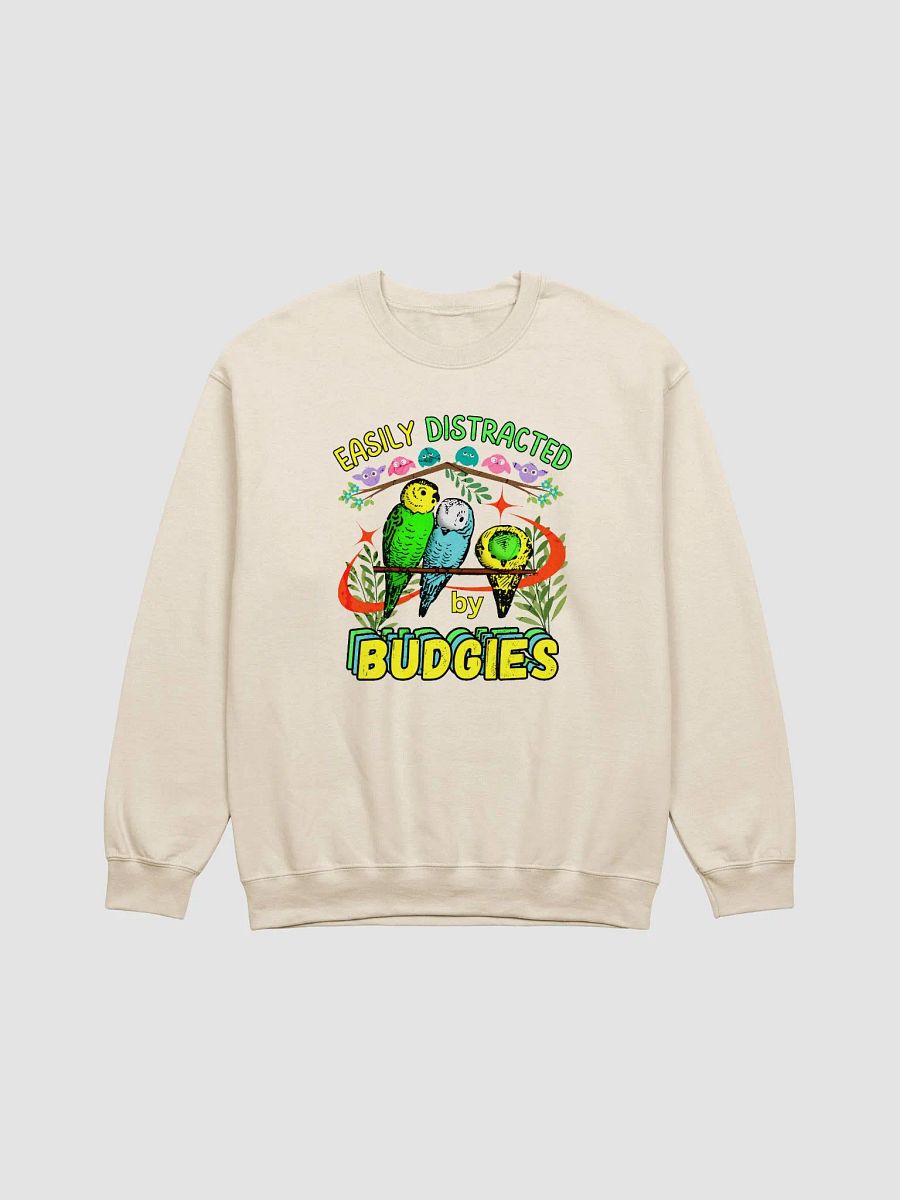 Easily Distracted by Budgies Sweatshirt product image (19)