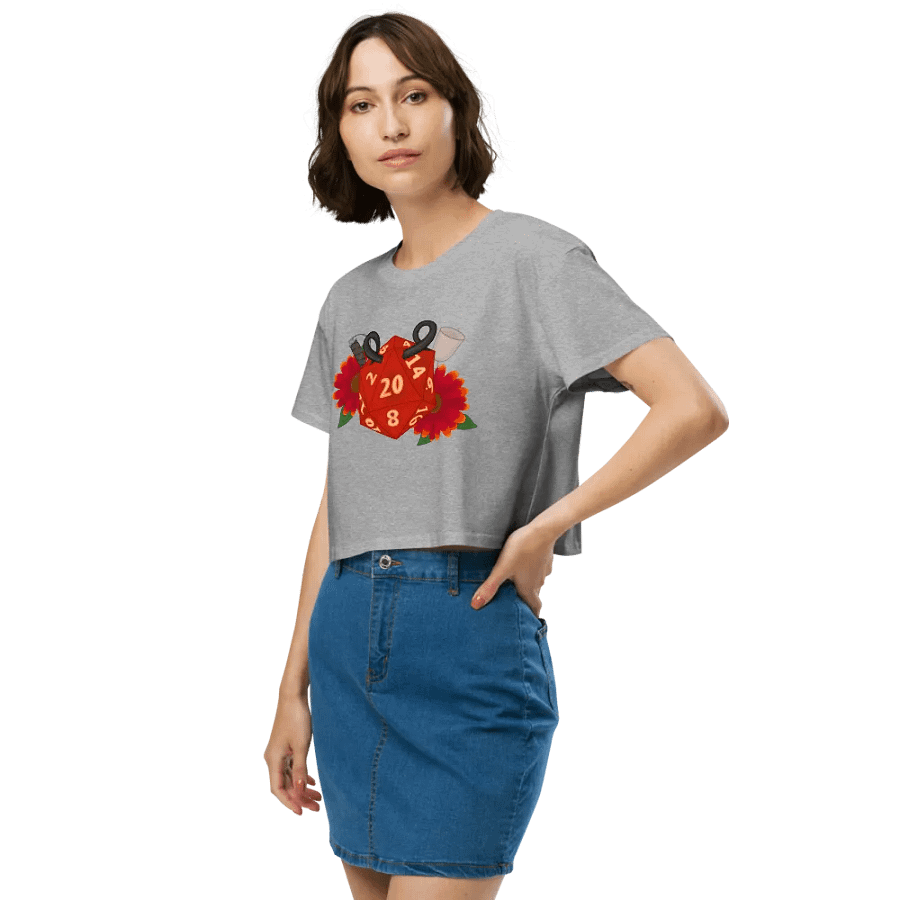 Wyll Inspired DND Die Crop Top product image (34)