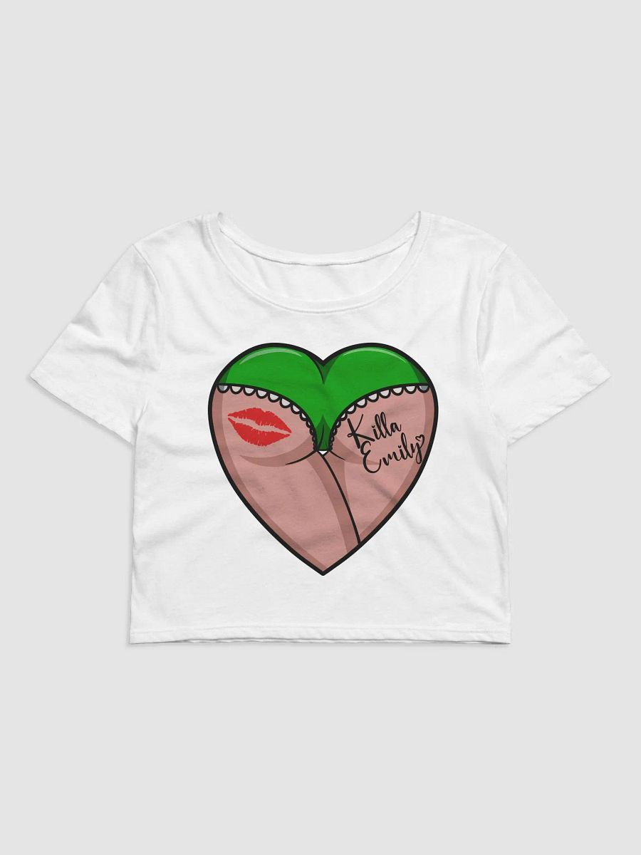 GREEN KILLA EMMY HEART BUTT CROP TOP product image (1)