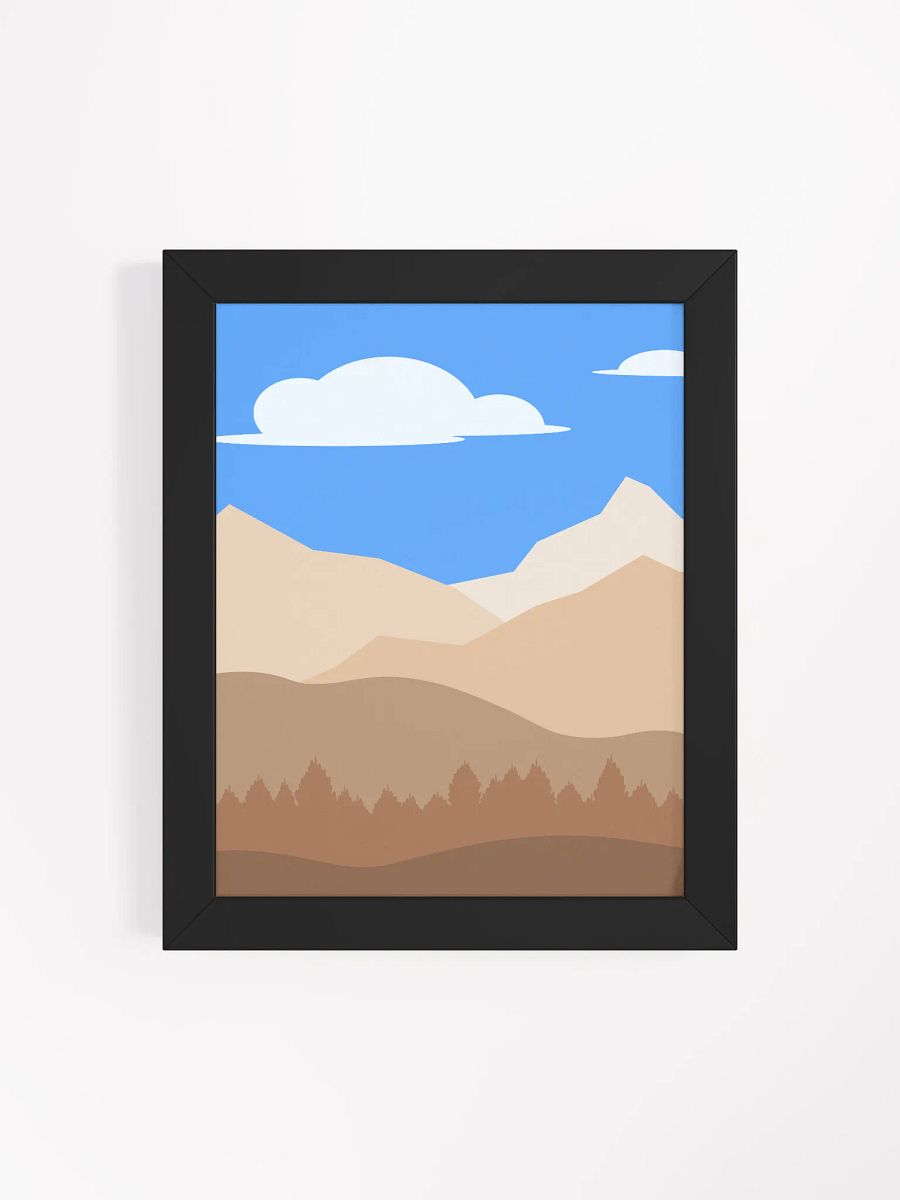 Mountain Valley Framed Matte Poster product image (58)