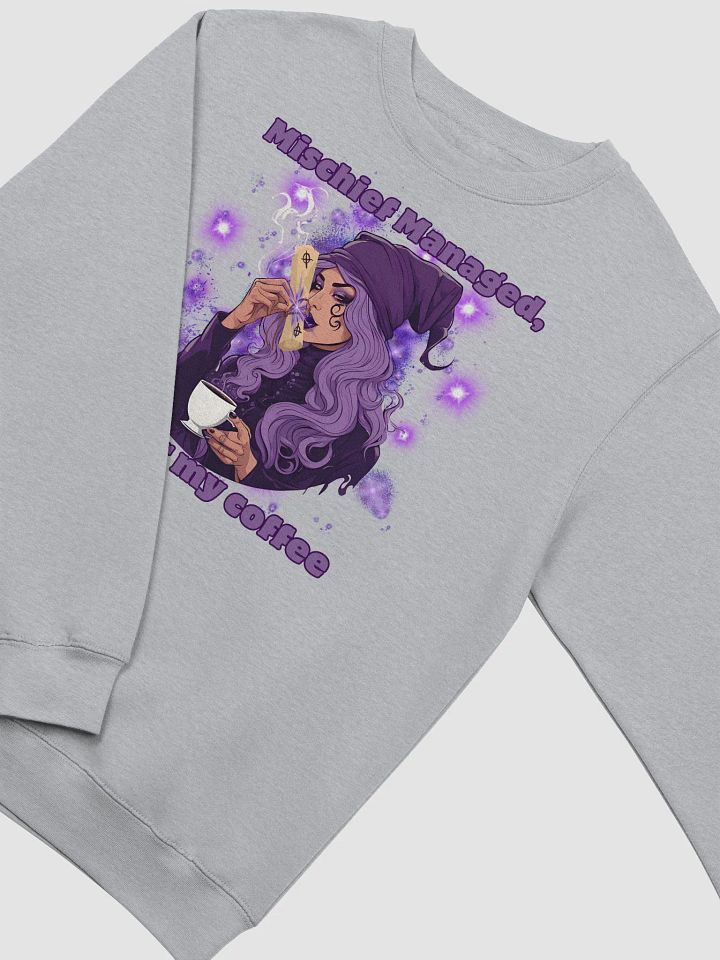 Mischief Managed after Coffee Premium crewneck sweatshirt product image (2)