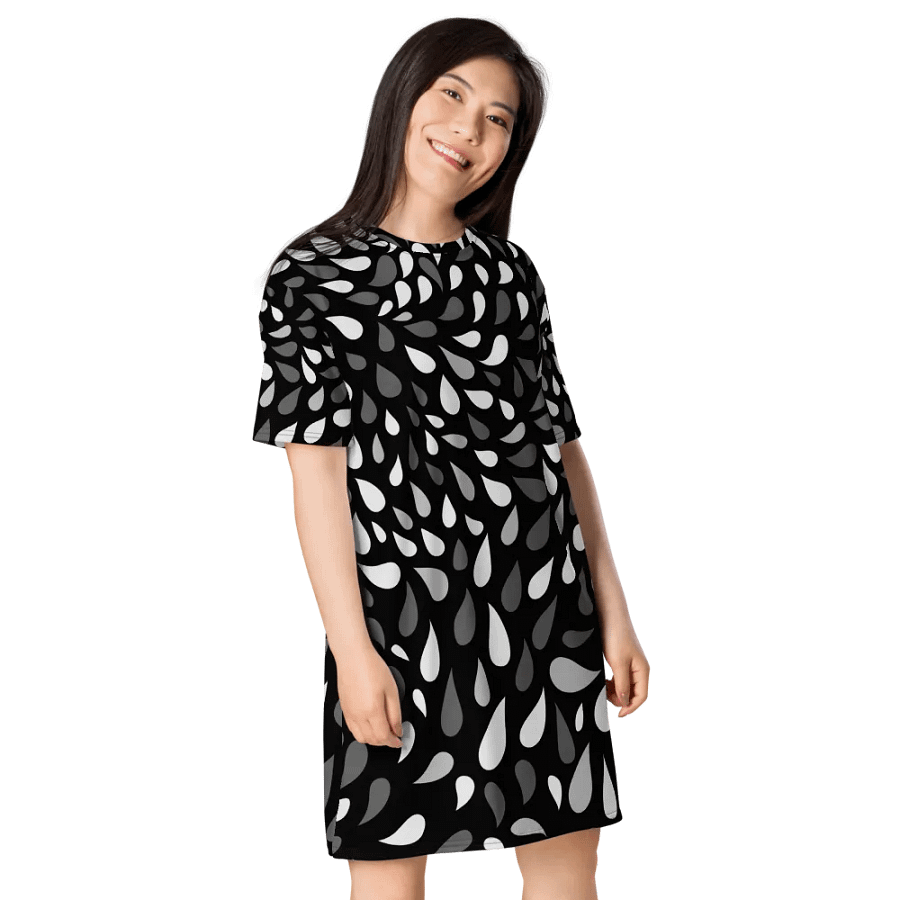 Swirling Vortex All-Over T-Shirt Dress product image (4)