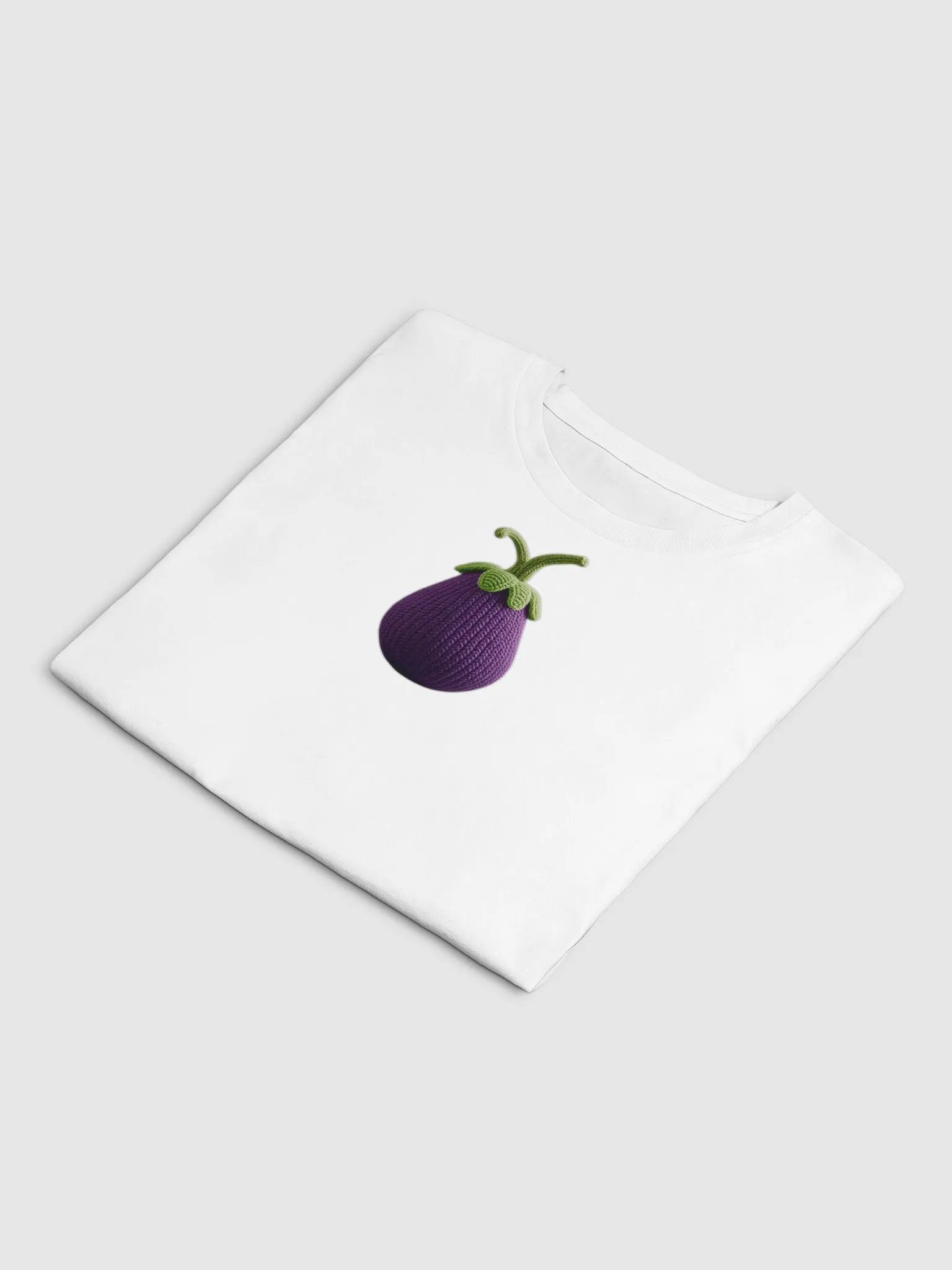 CozyAvocado Women's Premium Egg Plant Crop Top #6 product image (4)