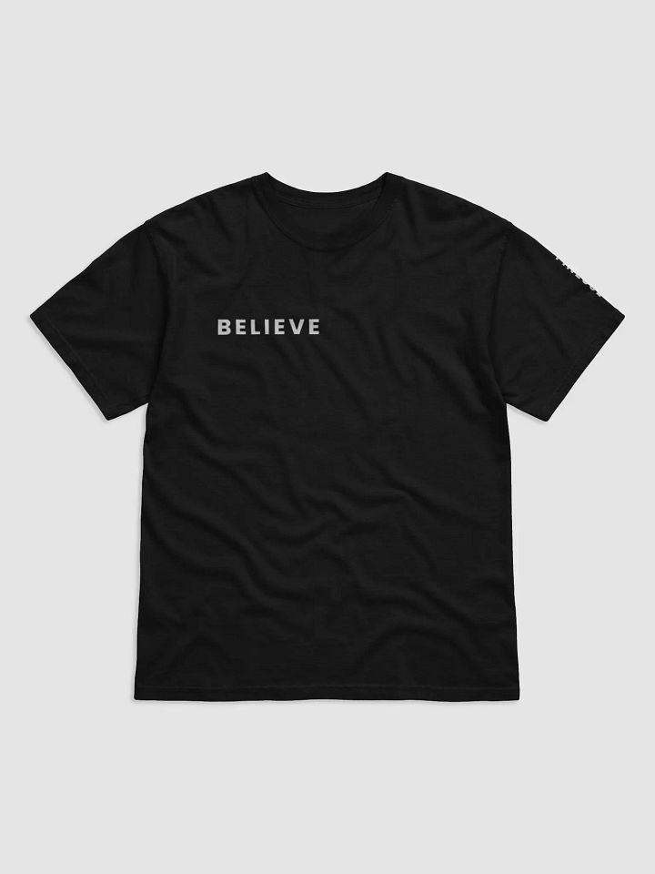 Simple Believe Black T-Shirt product image (1)