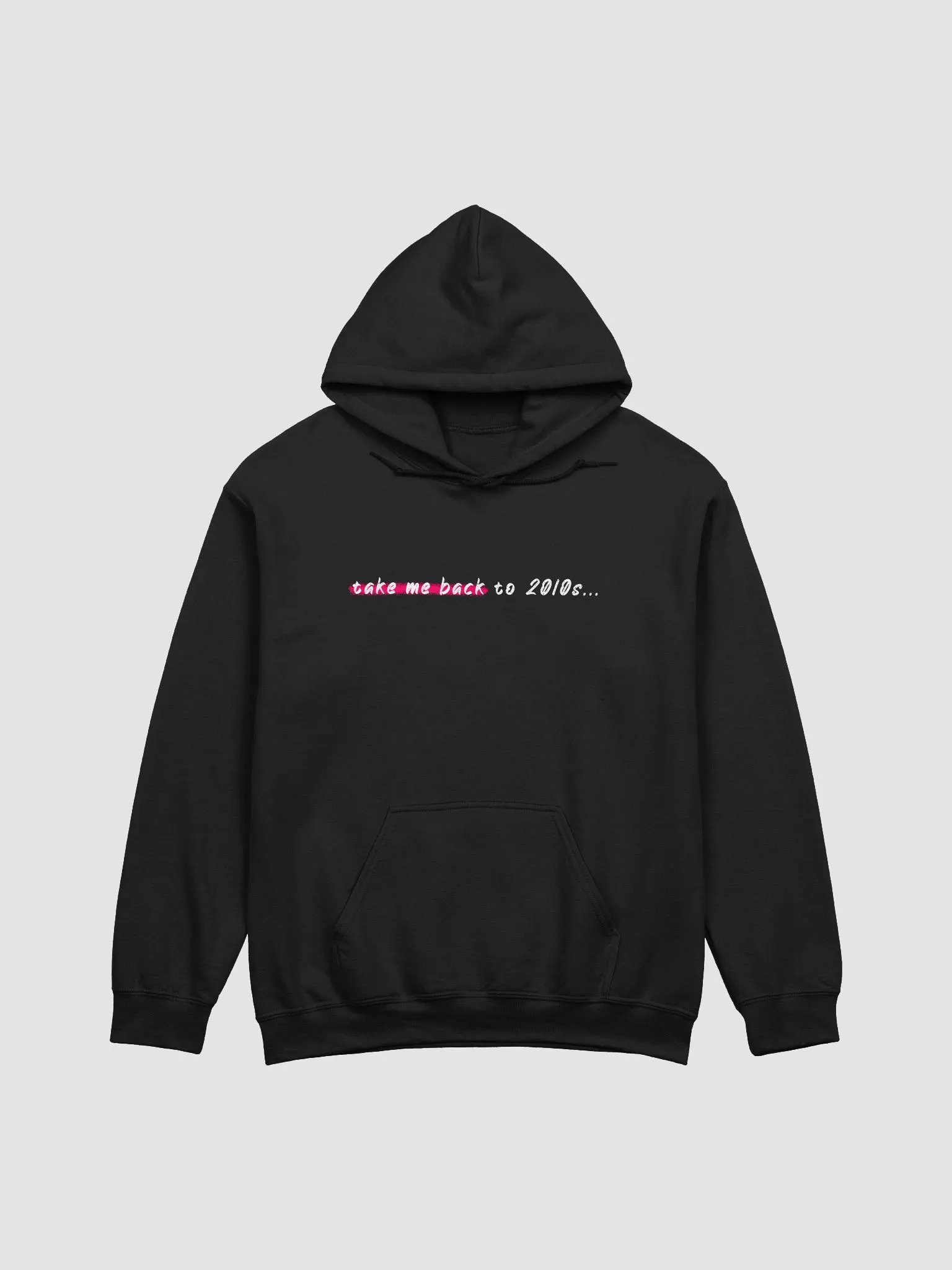 Take Me Back To 2010s Unisex Hoodie (Black) product image (5)