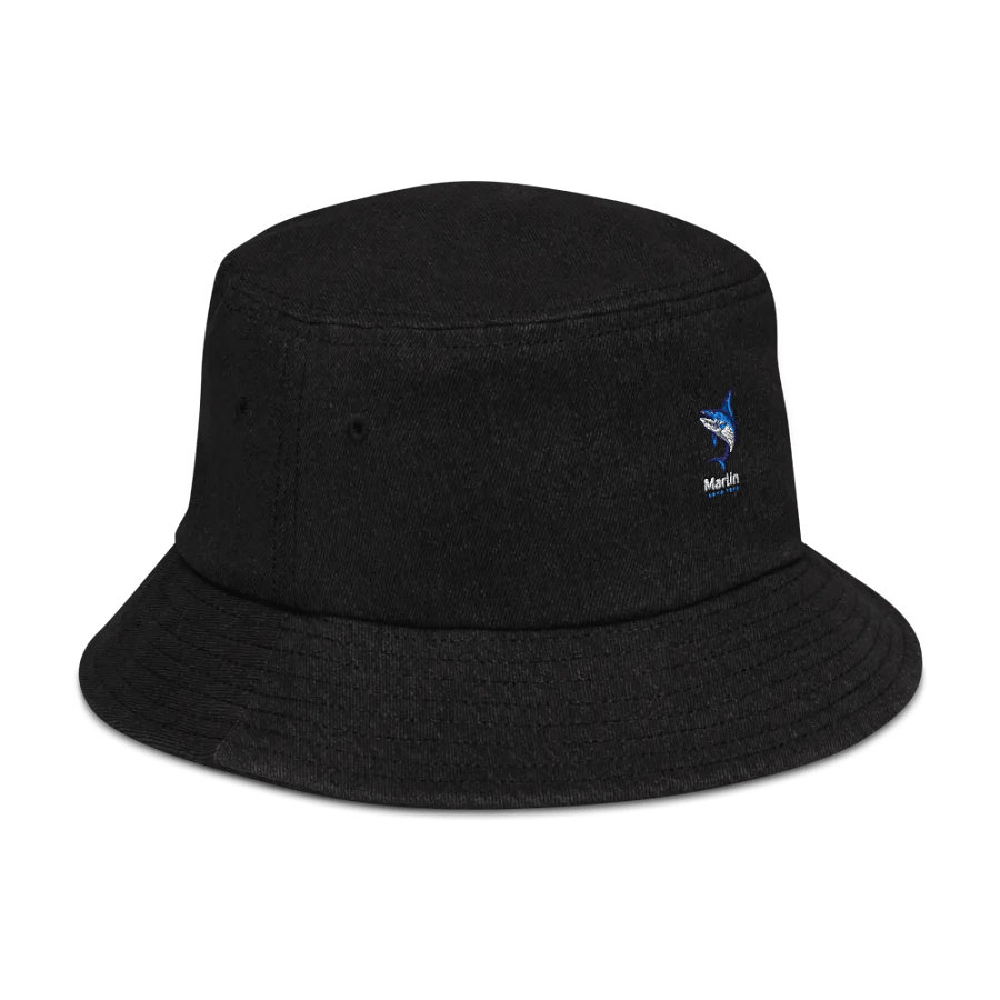 Leaping Blue Marlin Denim Bucket Hat product image (3)