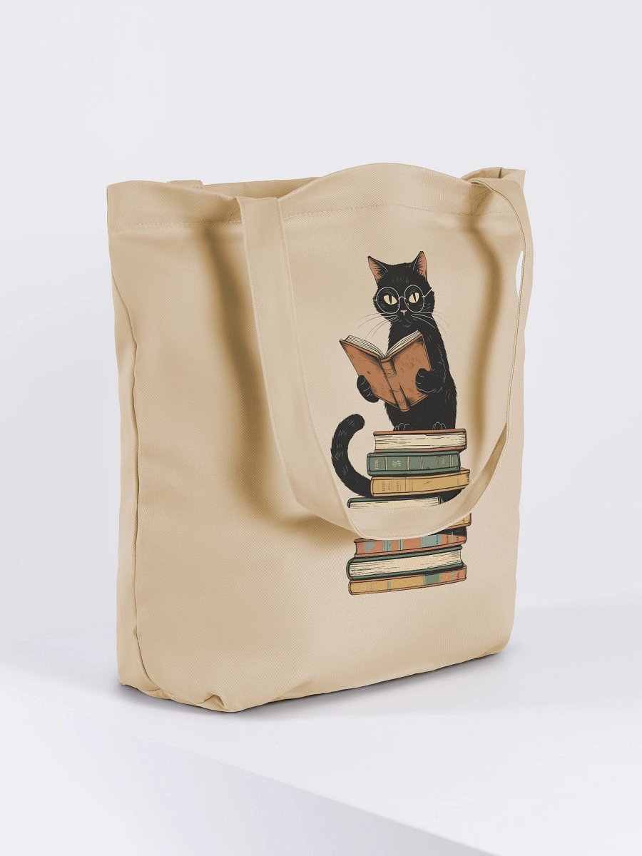 Black Cat Bookish Tote Bag product image (4)