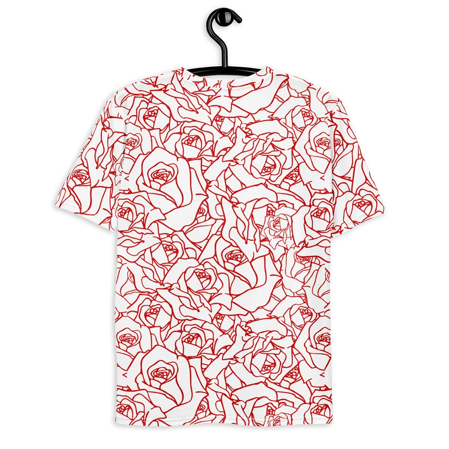 Loads of Roses · white-red crew neck t-shirt product image (10)