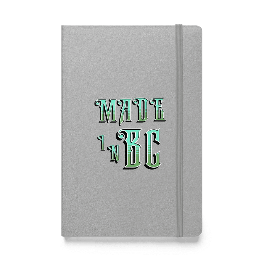 Made In BC British Colombia Gradient Hardcover Notebook product image (1)