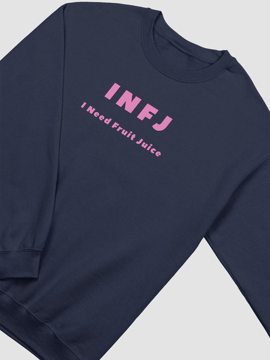 MBTI- INFJ：I Need Fruit Juice crewneck sweatshirt product image (2)
