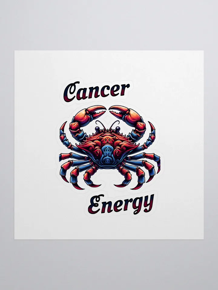 Zodiac Sign Cancer Energy Sticker product image (1)