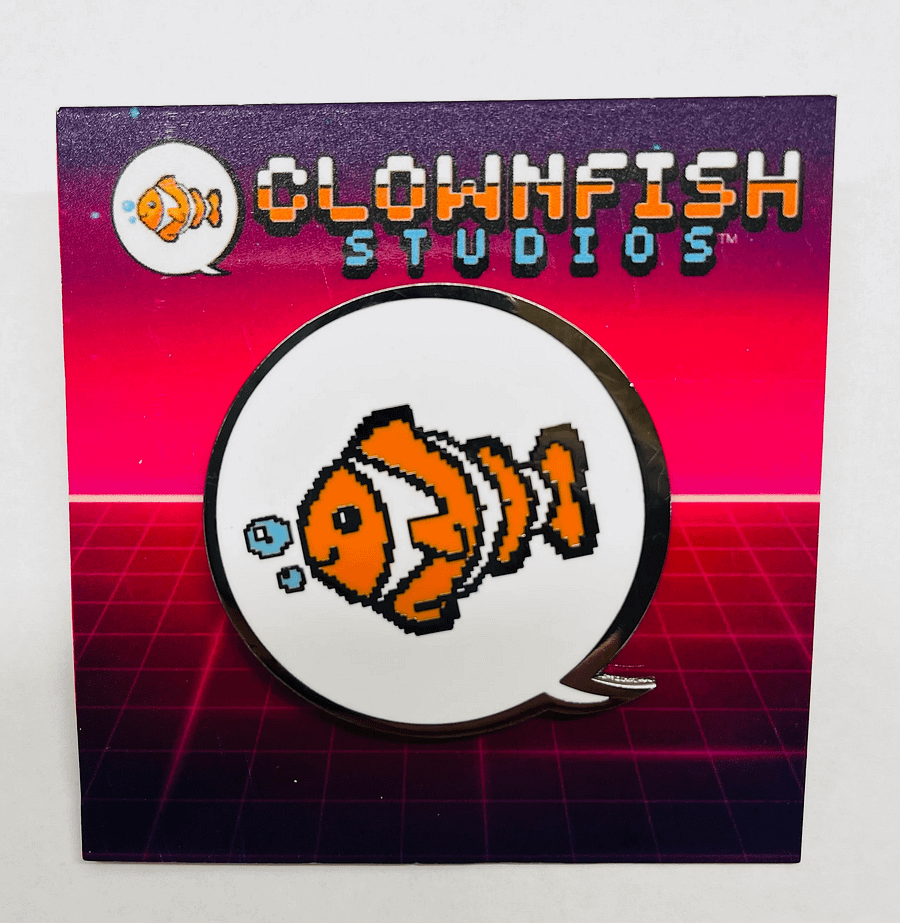 Official Clownfish TV Enamel Pin (Version 2) product image (1)