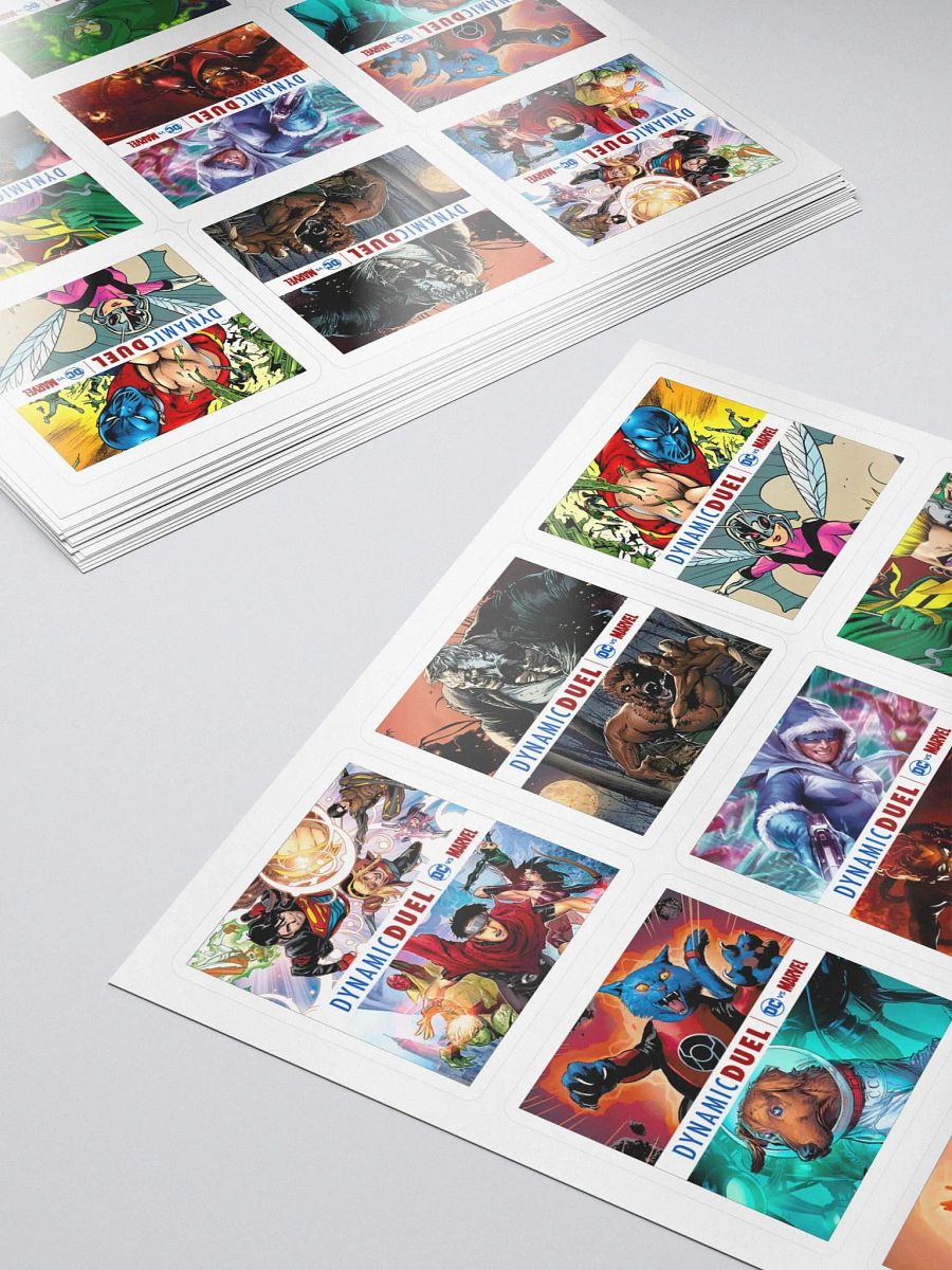 Dynamic Duel Episode Cover Stickers - Series 17 product image (5)