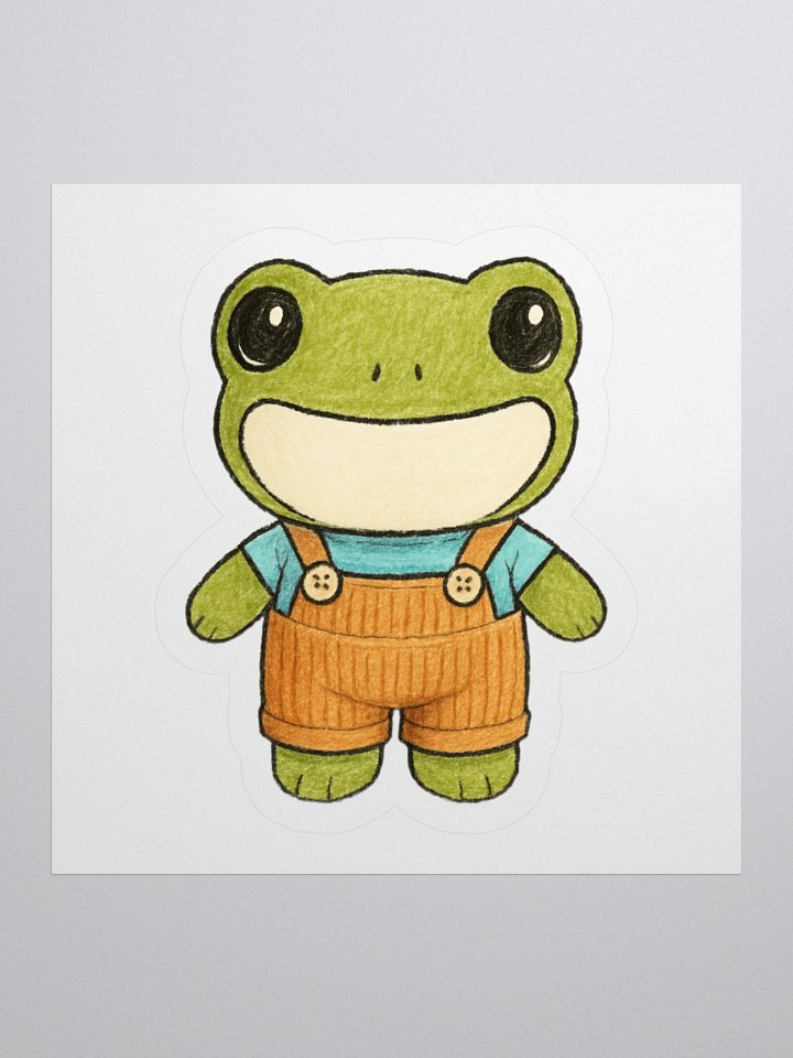 Flapjack in Overalls Kiss Cut Stickers product image (3)