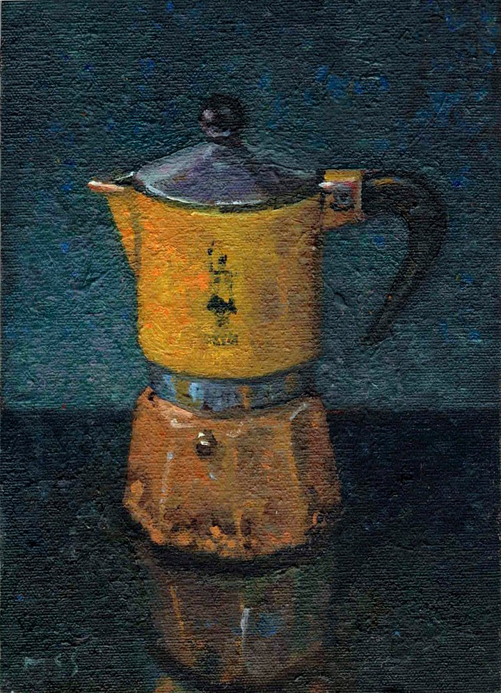 230200 Bialetti Solo Still Life. Original Study Artwork. product image (1)