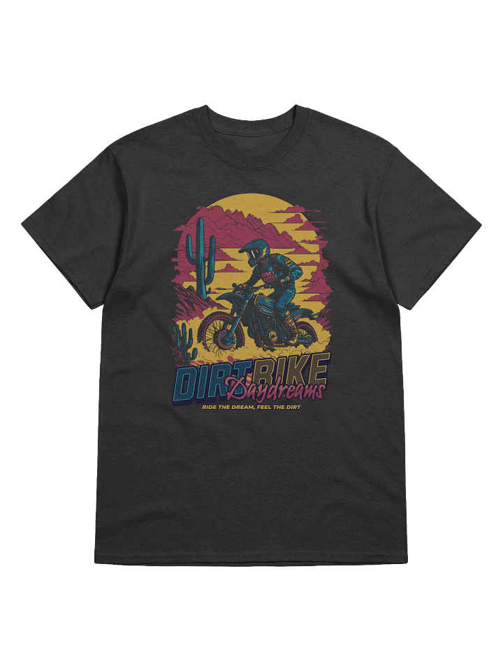 Dirt Bike Daydreams T-Shirt | Retro Motocross Off-Road Rider Tee product image (1)