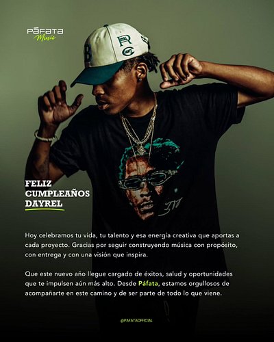 🎶 Feliz cumpleaños Dayrel, que pases un lindo dia de parte de todo el equipo Páfata 🎶