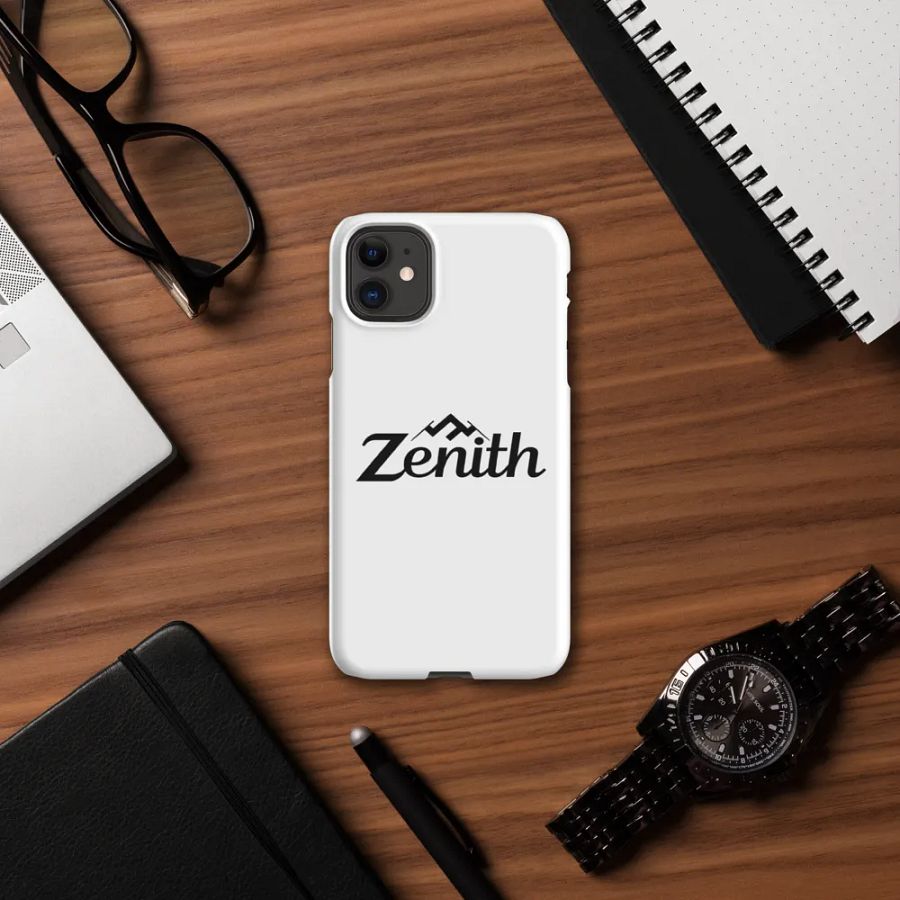 White Zenith Connection Snap Case for iPhone® product image (12)