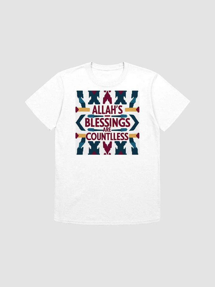 Allah’s Blessings Are Countless - Inspirational and Heartfelt Graphic Tee product image (1)