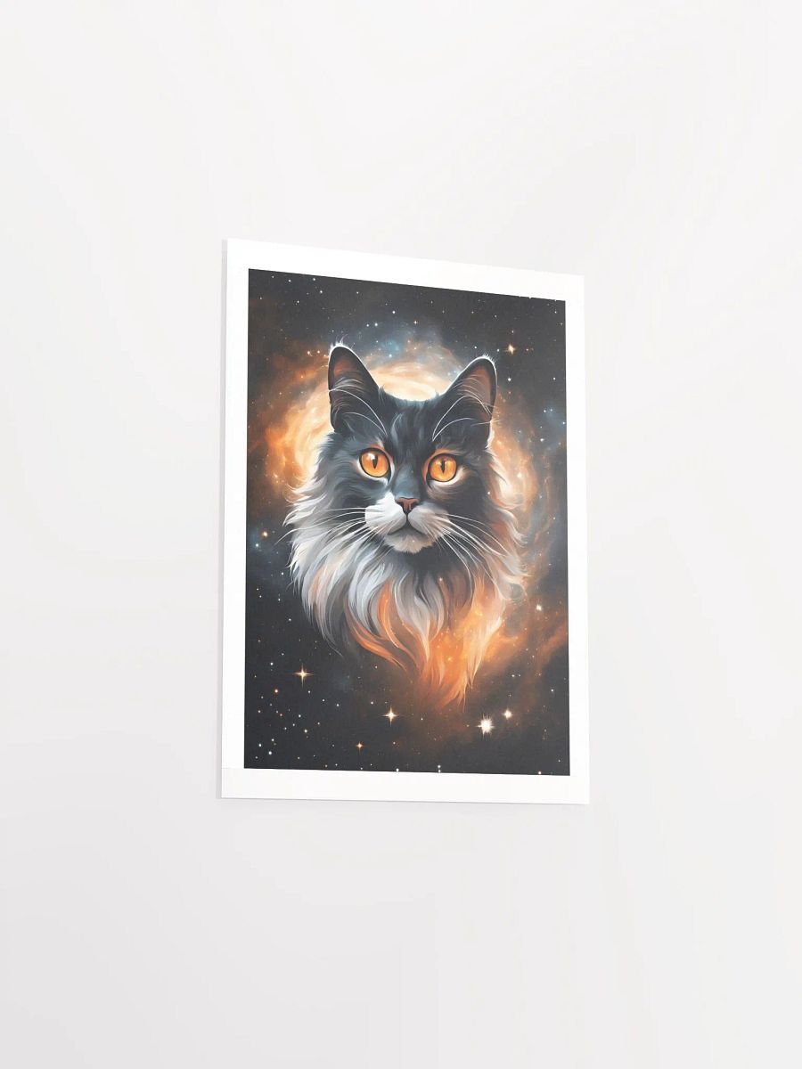 Cosmic Main Coon Cat Fantasy Poster product image (11)