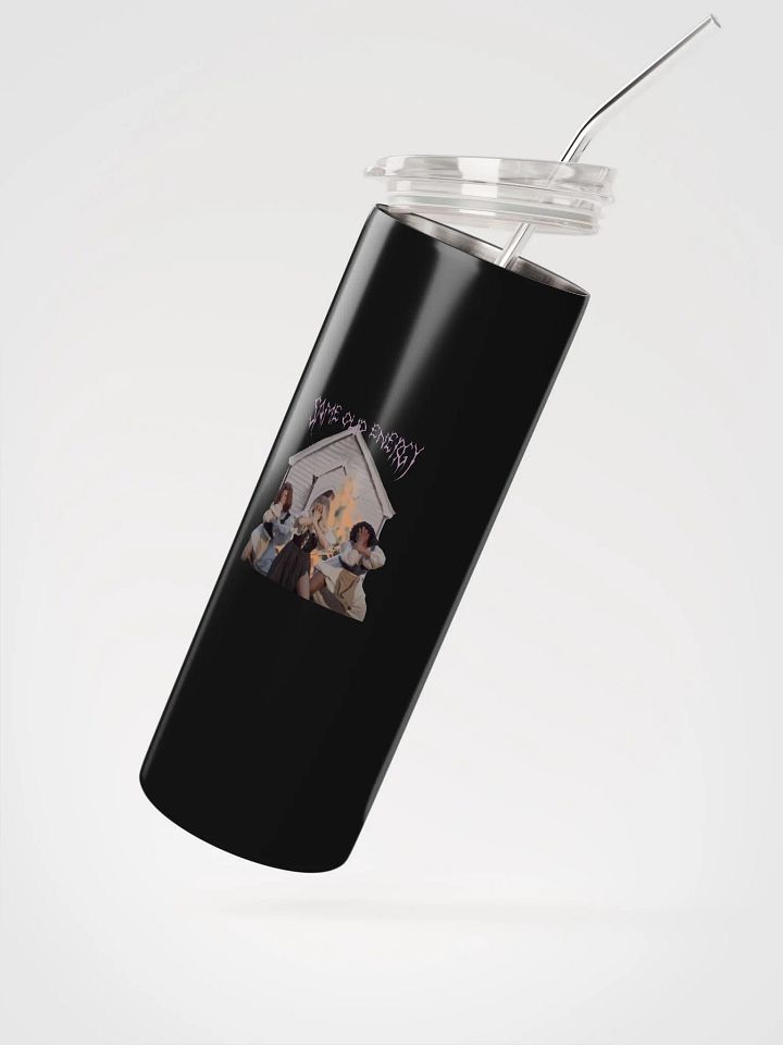 'Same Old Energy' Metal Eco Tumbler (and eco straw) product image (2)