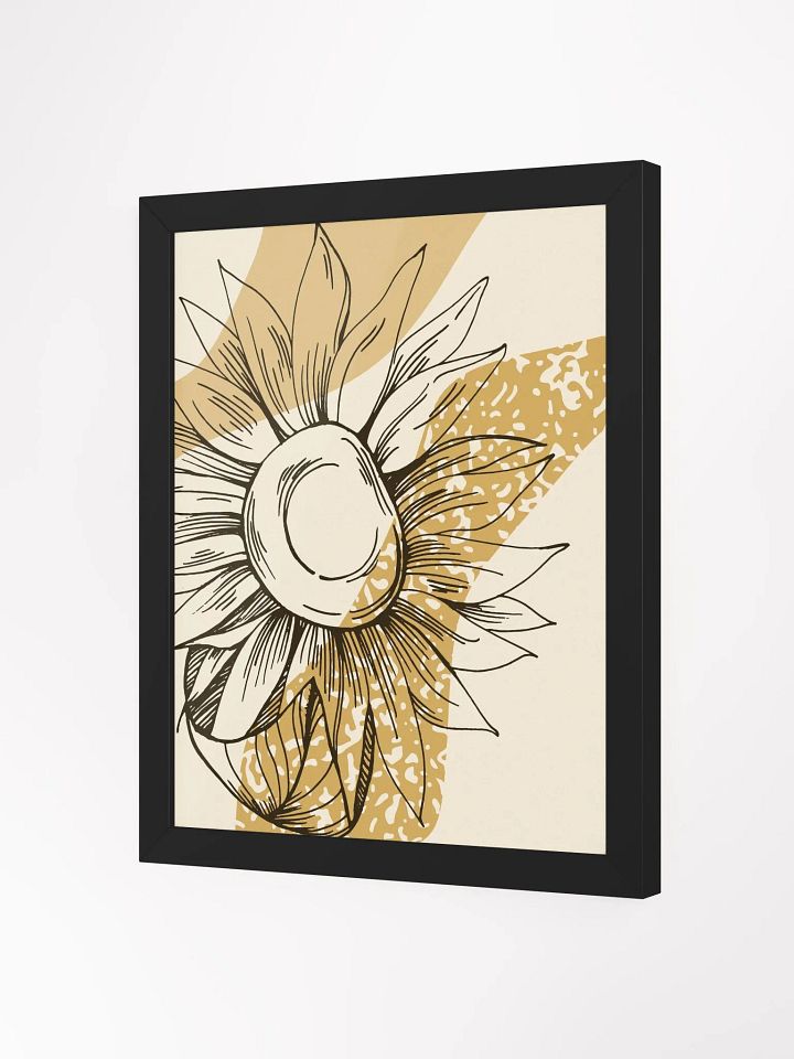 Minimalist Sunflower Framed Poster product image (31)