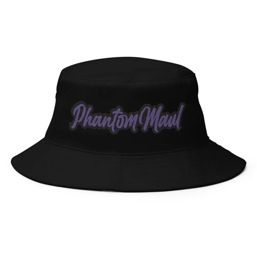 'PhantomMaul' Bucket Hat Purple Lettering product image (1)