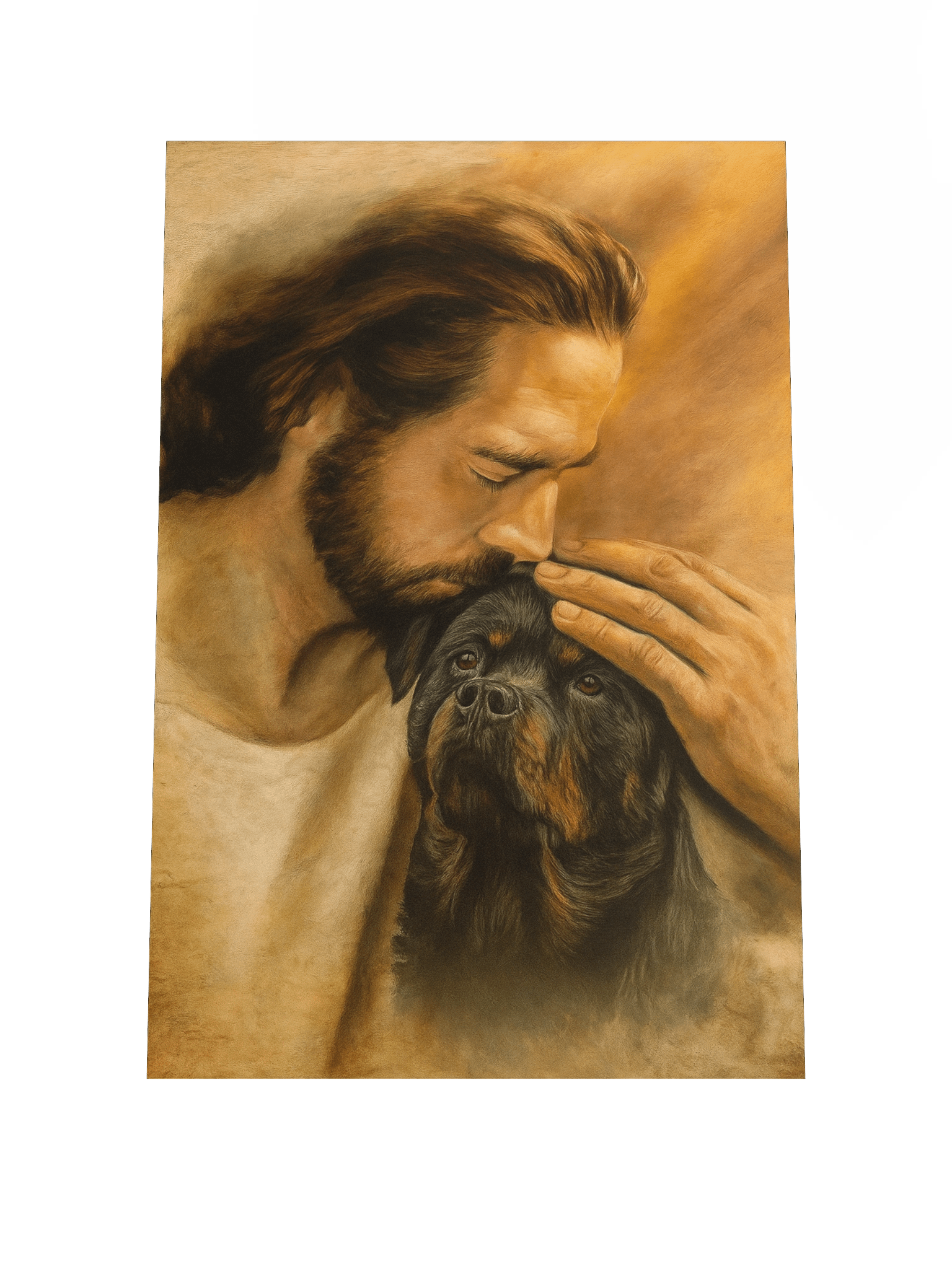 Rottweiler & Jesus Poster product image (2)