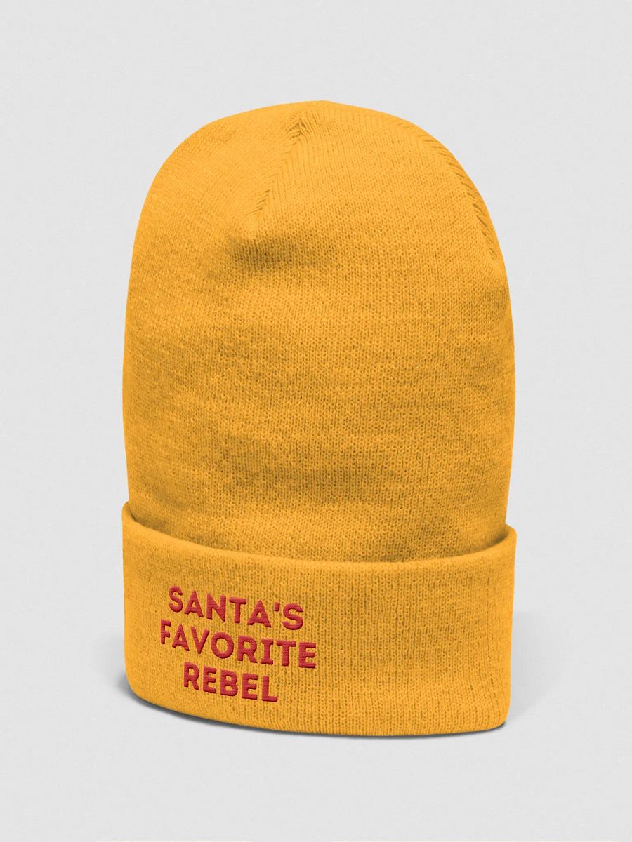 Santa's Favorite Rebel Cuffed Beanie product image (5)