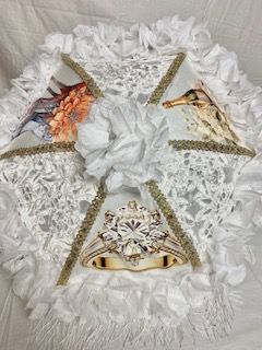 Custom White Wedding Parasol product image (1)