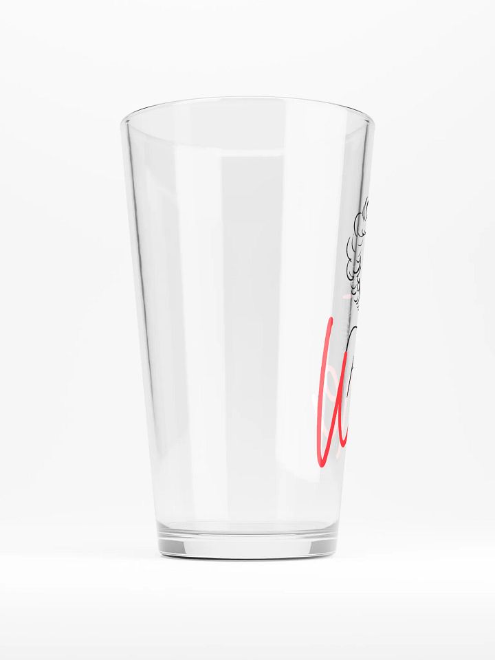 Red Wine Typography Pint Glass product image (2)