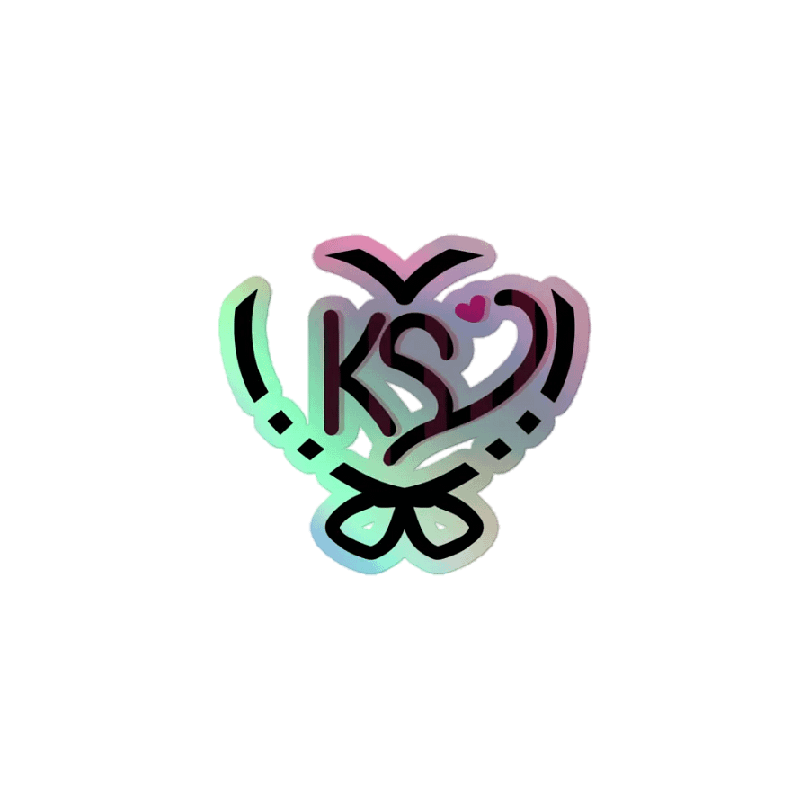 KS Logo -no background- HOLO STICKERS product image (1)