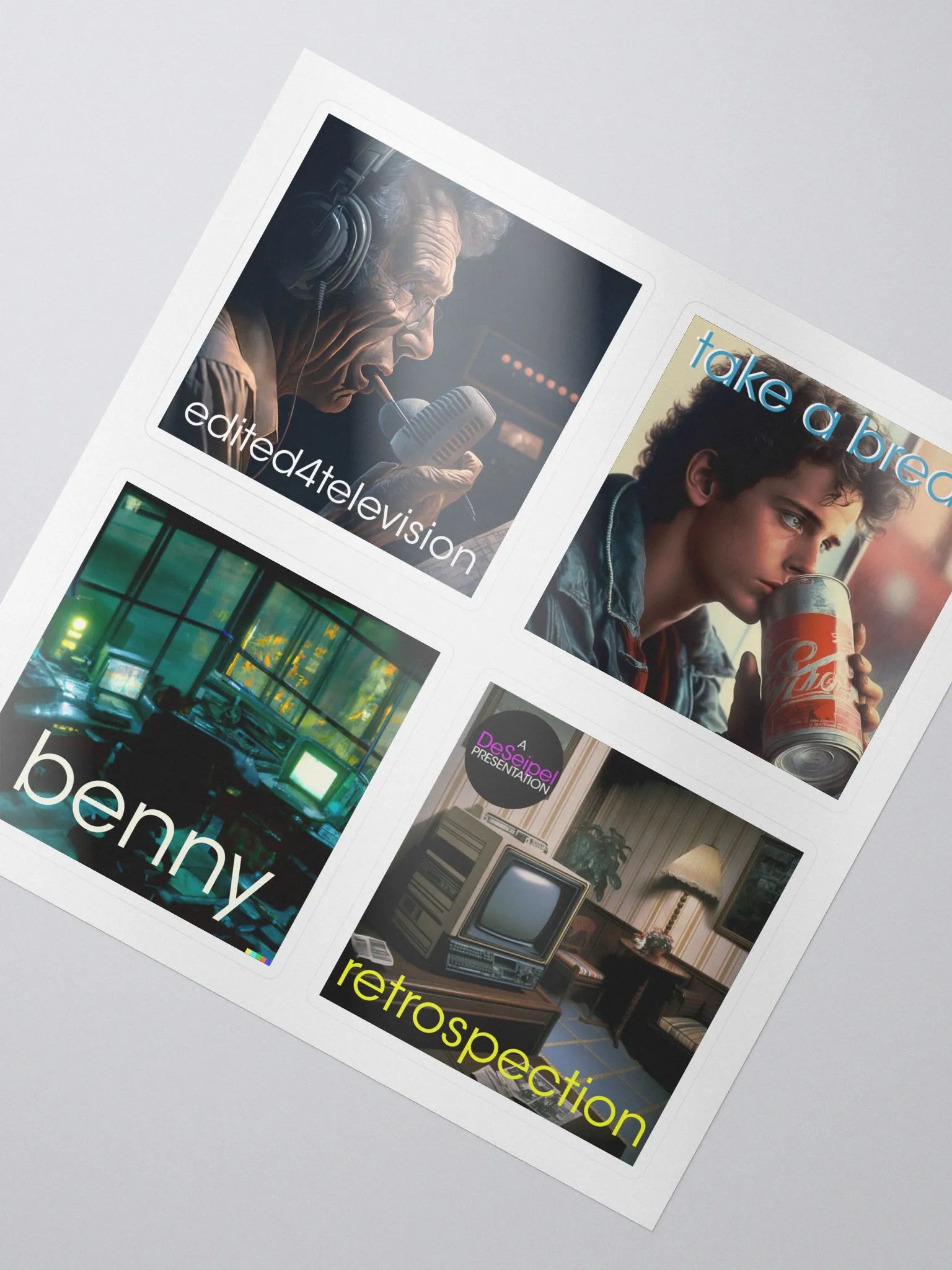 Retrospection sticker sheet product image (2)