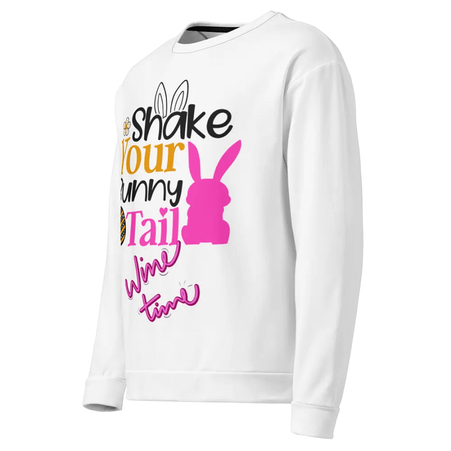 Bunny Tail Wine Time All-Over Sweatshirt product image (3)