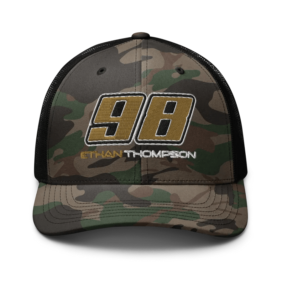 Ethan Thompson 98 Racing Fan Camo Snap back product image (1)